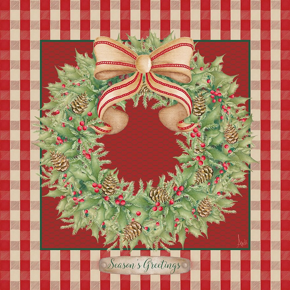 Hometown Christmas II art print by Andi Metz for $57.95 CAD