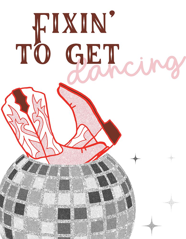 Fixin To Get Dancing art print by SD Graphics Studio for $57.95 CAD