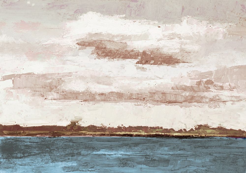Cloudy Shores and Pink Skies art print by Jenny Green for $57.95 CAD