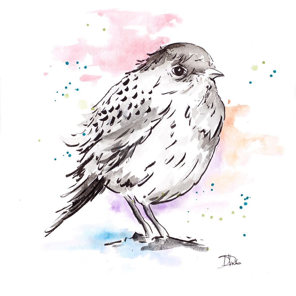 Bird Sketch III art print by Patricia Pinto for $57.95 CAD