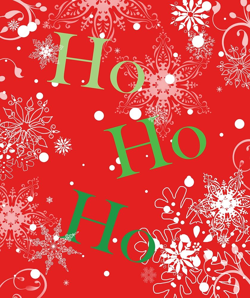 Ho Ho Ho (Red) art print by Anna Quach for $57.95 CAD