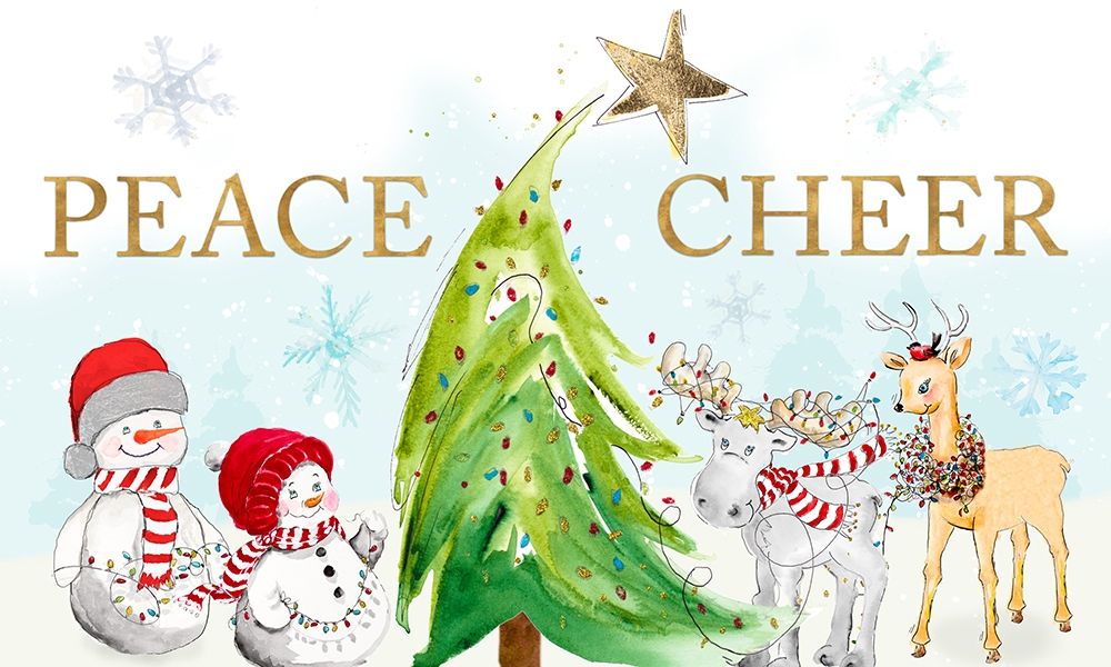 Whimsical Christmas art print by Patricia Pinto for $57.95 CAD
