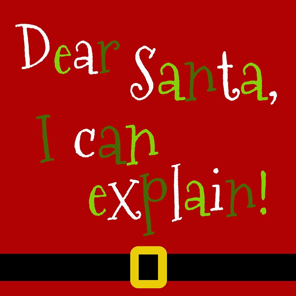 Dear Santa, I Can Explain art print by Anna Quach for $57.95 CAD