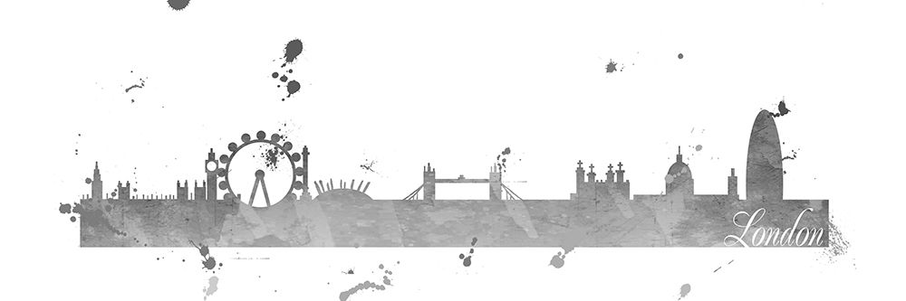 London Skyline art print by Anna Quach for $57.95 CAD