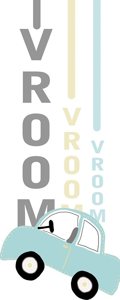 Vroom said the Car art print by Anna Quach for $57.95 CAD
