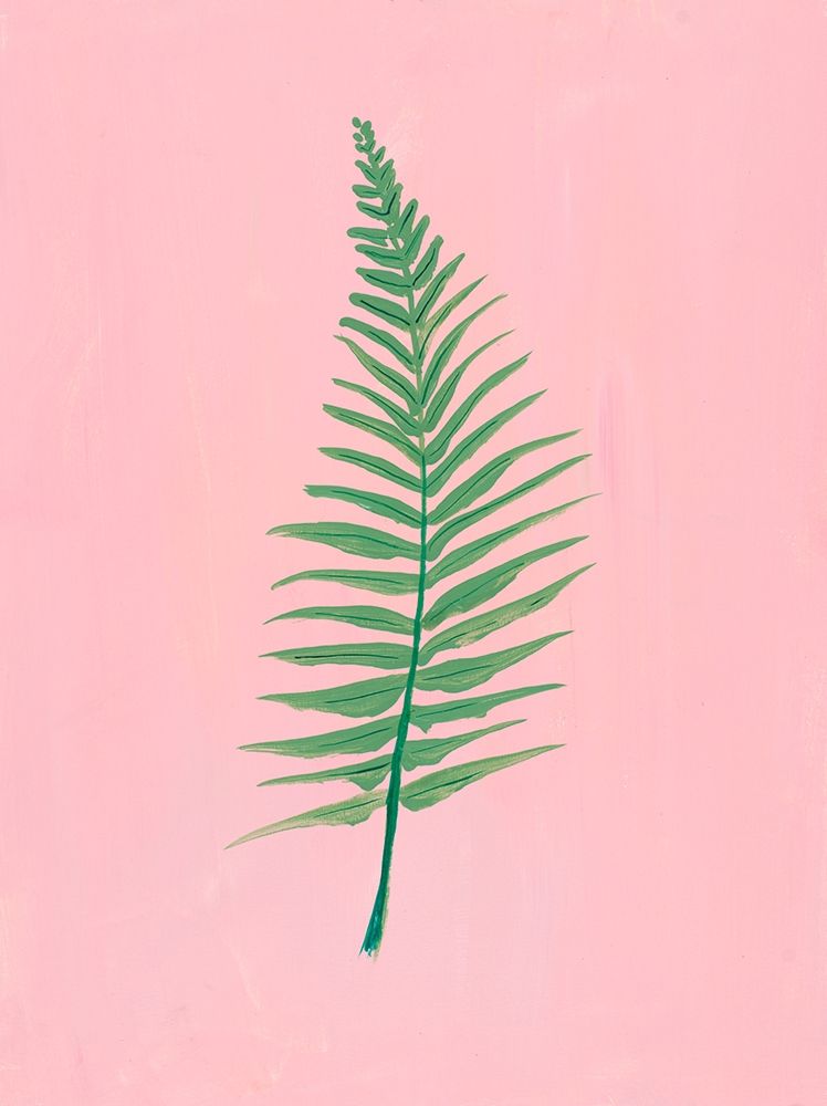 Pink Fern II art print by Robin Maria for $57.95 CAD