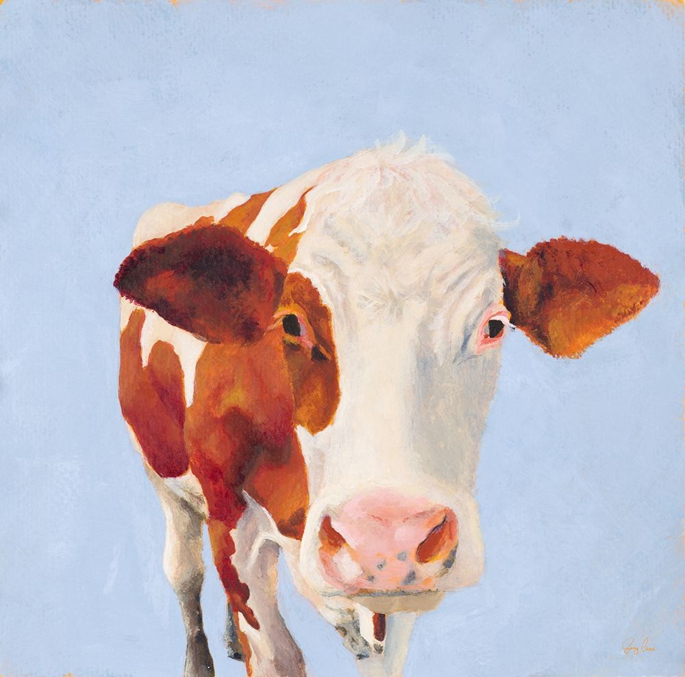 Cow Self Portrait art print by Jenny Green for $57.95 CAD