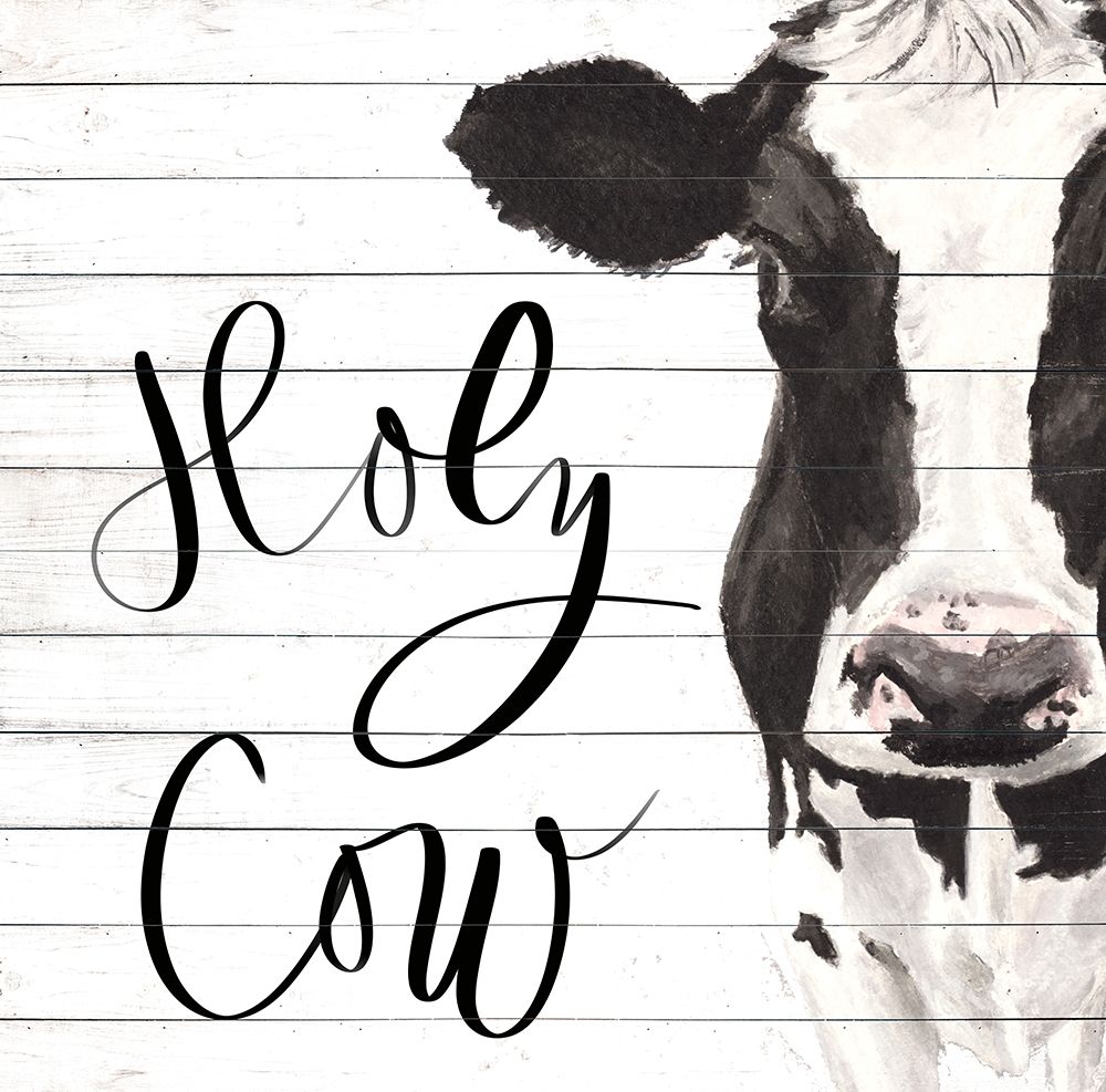 Holy Cow art print by Jenny Green for $57.95 CAD