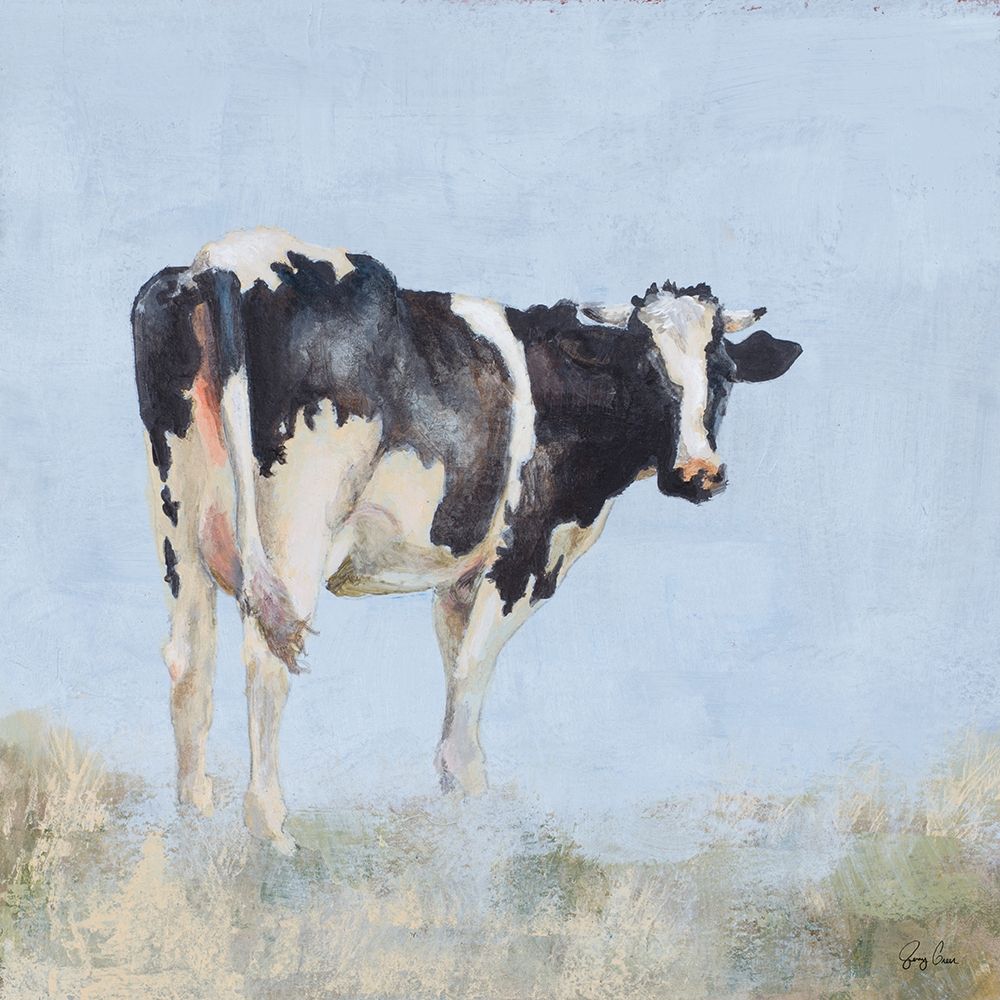 Posing Cow art print by Jenny Green for $57.95 CAD