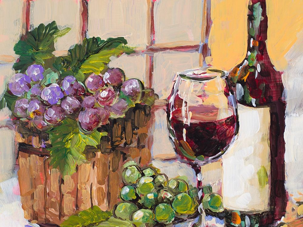 Classic Wine Still Life art print by Jane Slivka for $57.95 CAD