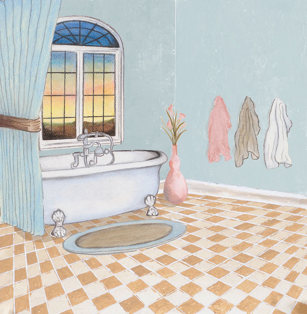Pastel Bath I art print by Elizabeth Medley for $57.95 CAD