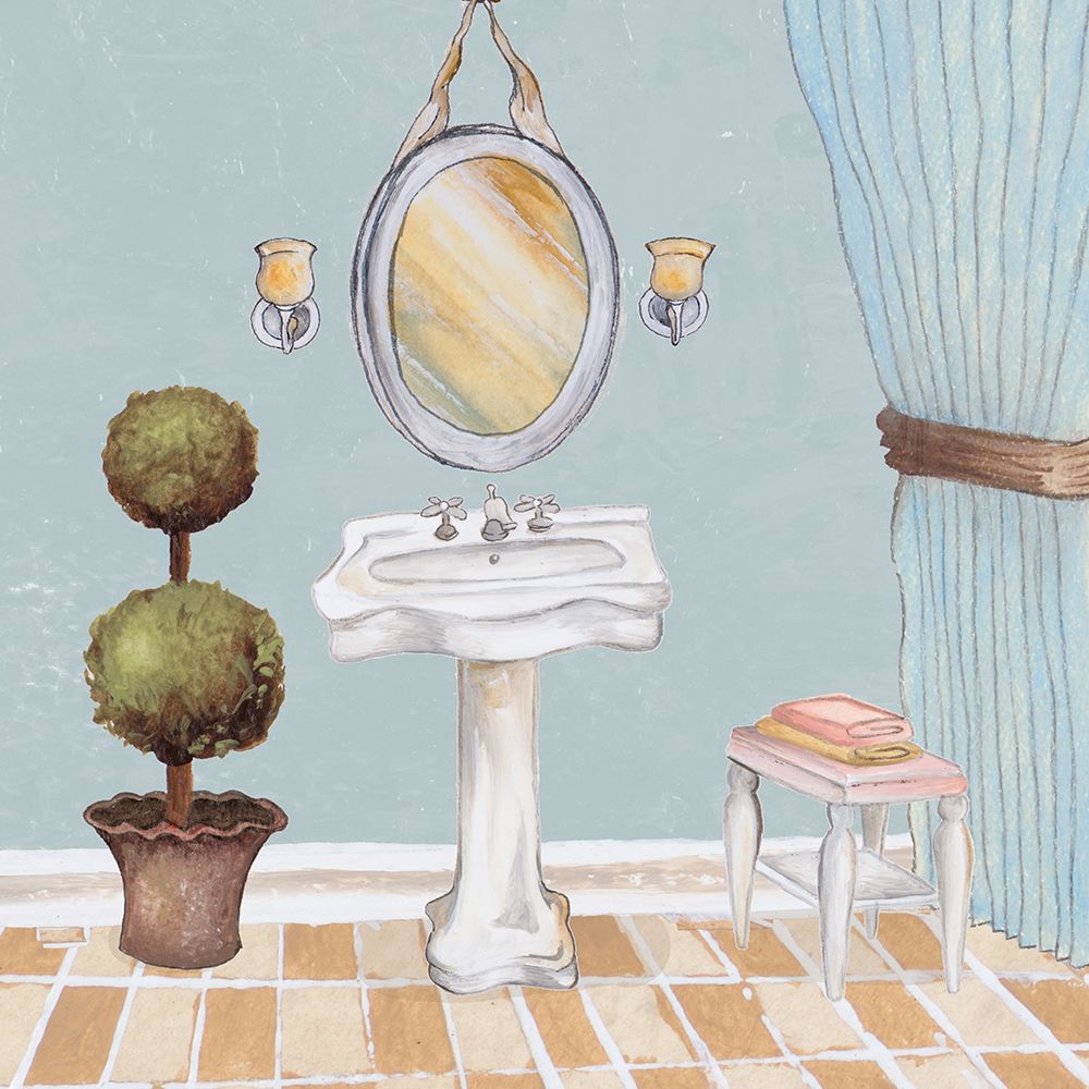 Pastel Bath II art print by Elizabeth Medley for $57.95 CAD