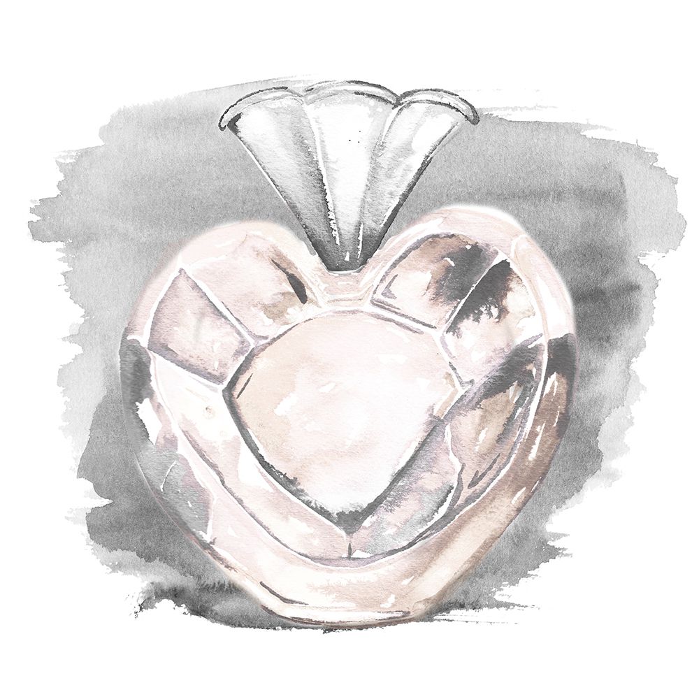 Perfume Bottle with Watercolor I art print by Elizabeth Medley for $57.95 CAD
