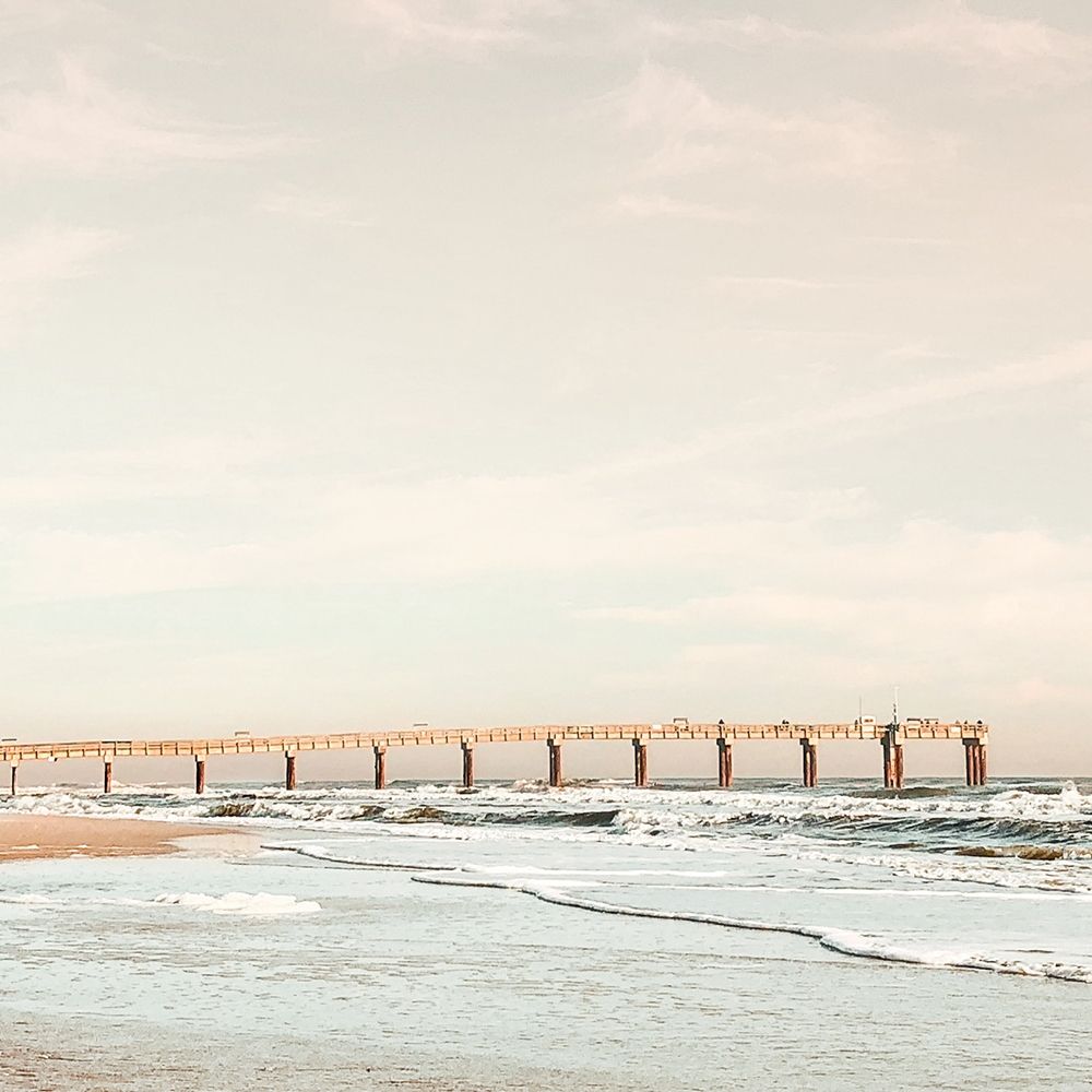Dock on the Beach art print by Acosta for $57.95 CAD