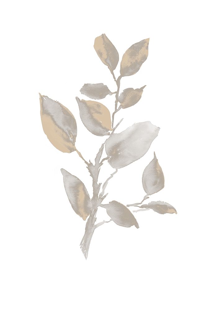 Gray Philodendron Branch I art print by Lanie Loreth for $57.95 CAD