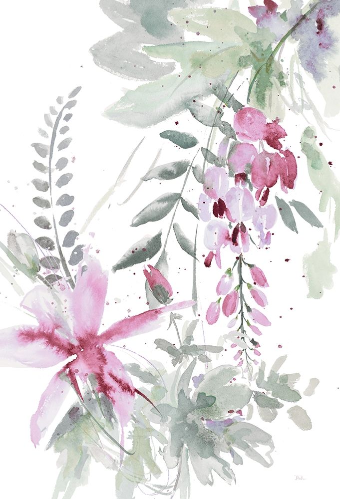 Spring Glicinia I art print by Patricia Pinto for $57.95 CAD
