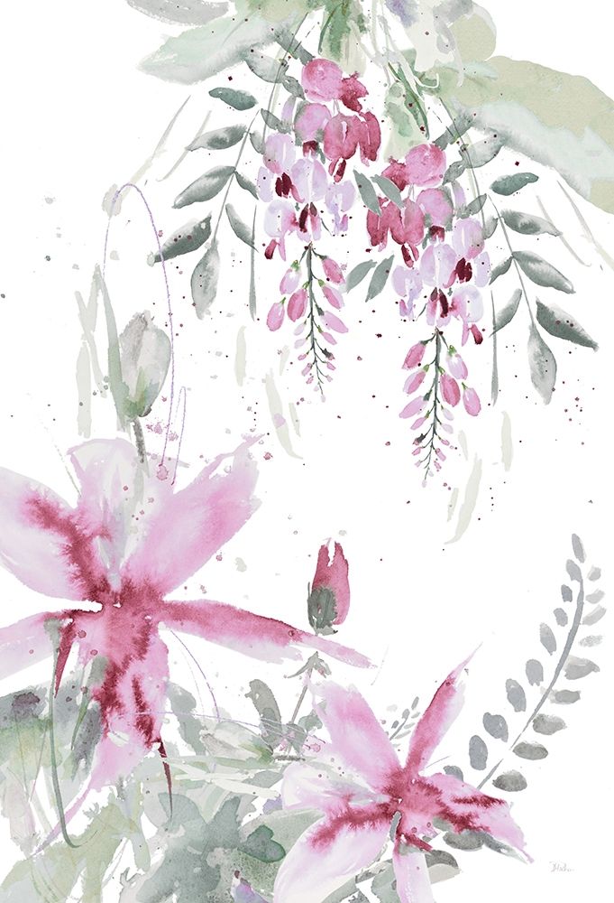 Spring Glicinia II art print by Patricia Pinto for $57.95 CAD