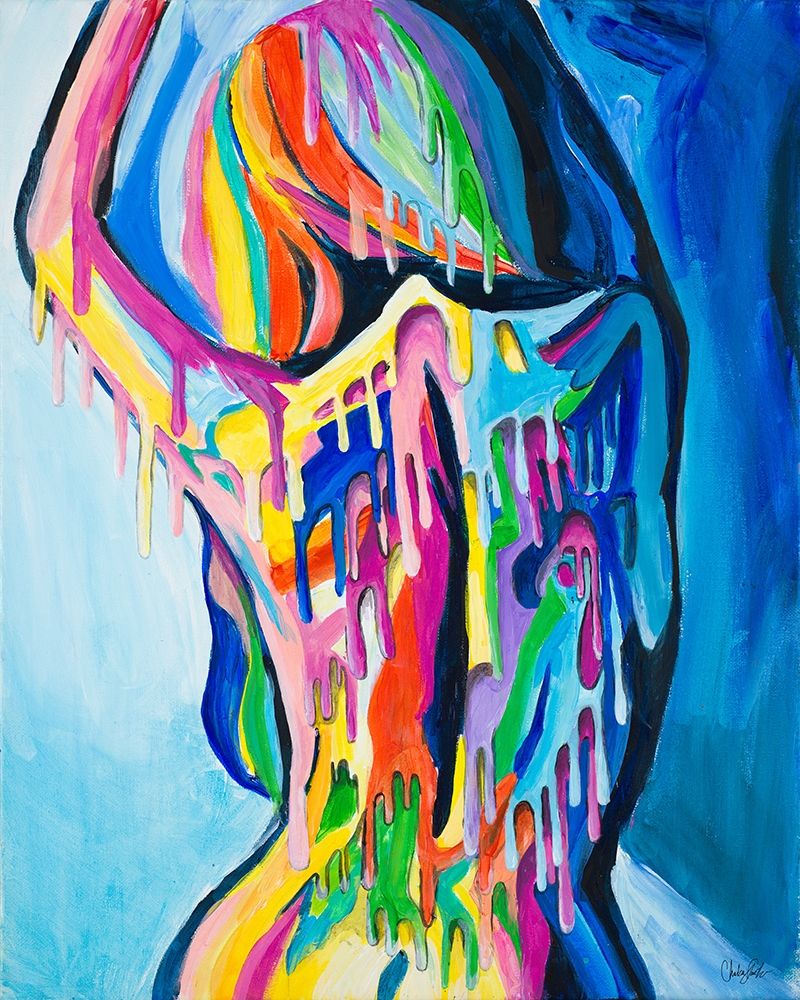 Vibrant Female Figurative art print by Chelsea Goodrich for $57.95 CAD