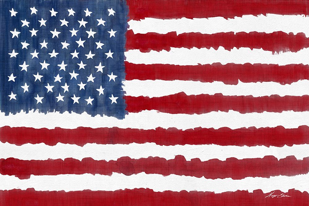 Old Glory art print by Hugo Edwins for $57.95 CAD