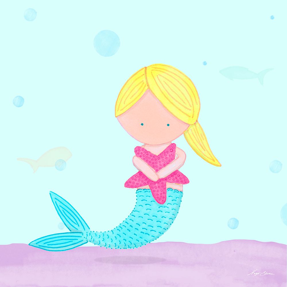 Mermaid I art print by Hugo Edwins for $57.95 CAD