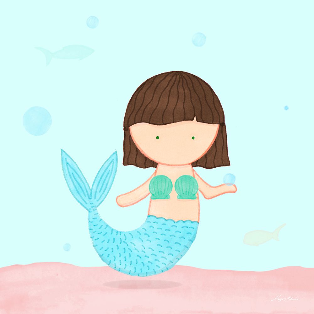Mermaid II art print by Hugo Edwins for $57.95 CAD
