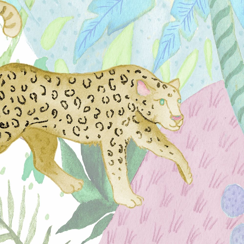 Playful Cheetah in Yellow art print by Elizabeth Medley for $57.95 CAD