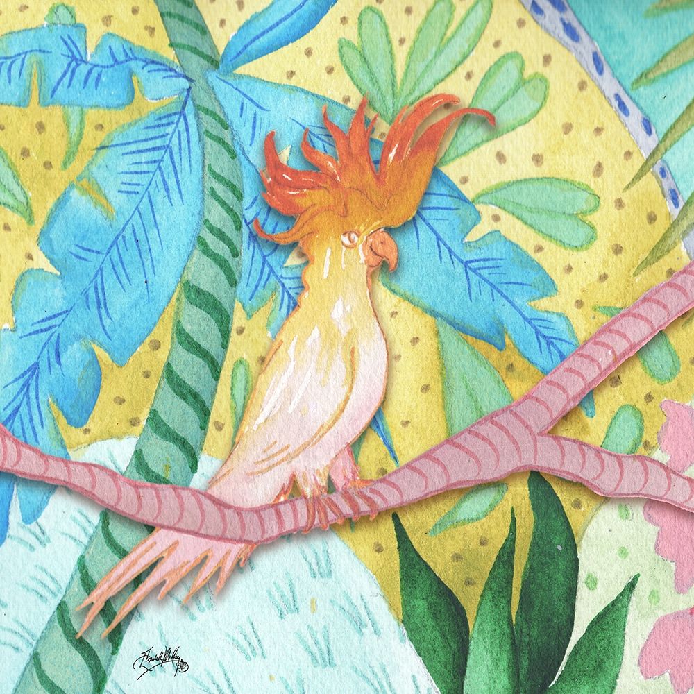 Playful Parrot art print by Elizabeth Medley for $57.95 CAD