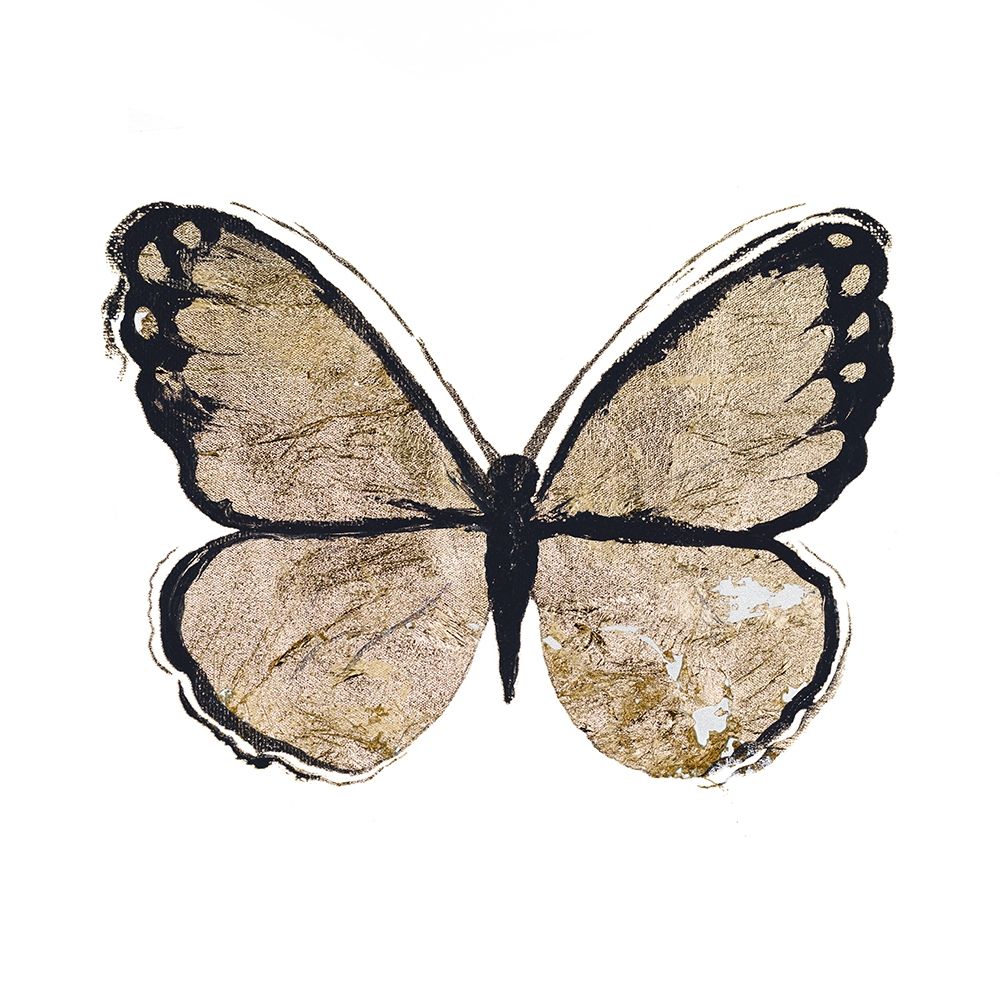 Flutter Gold II art print by Elizabeth Medley for $57.95 CAD