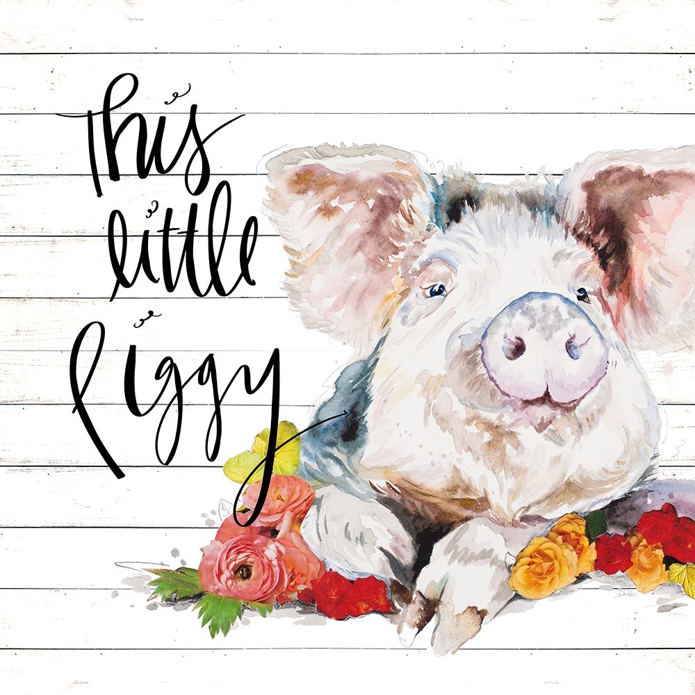 This Little Piggy art print by Patricia Pinto for $57.95 CAD