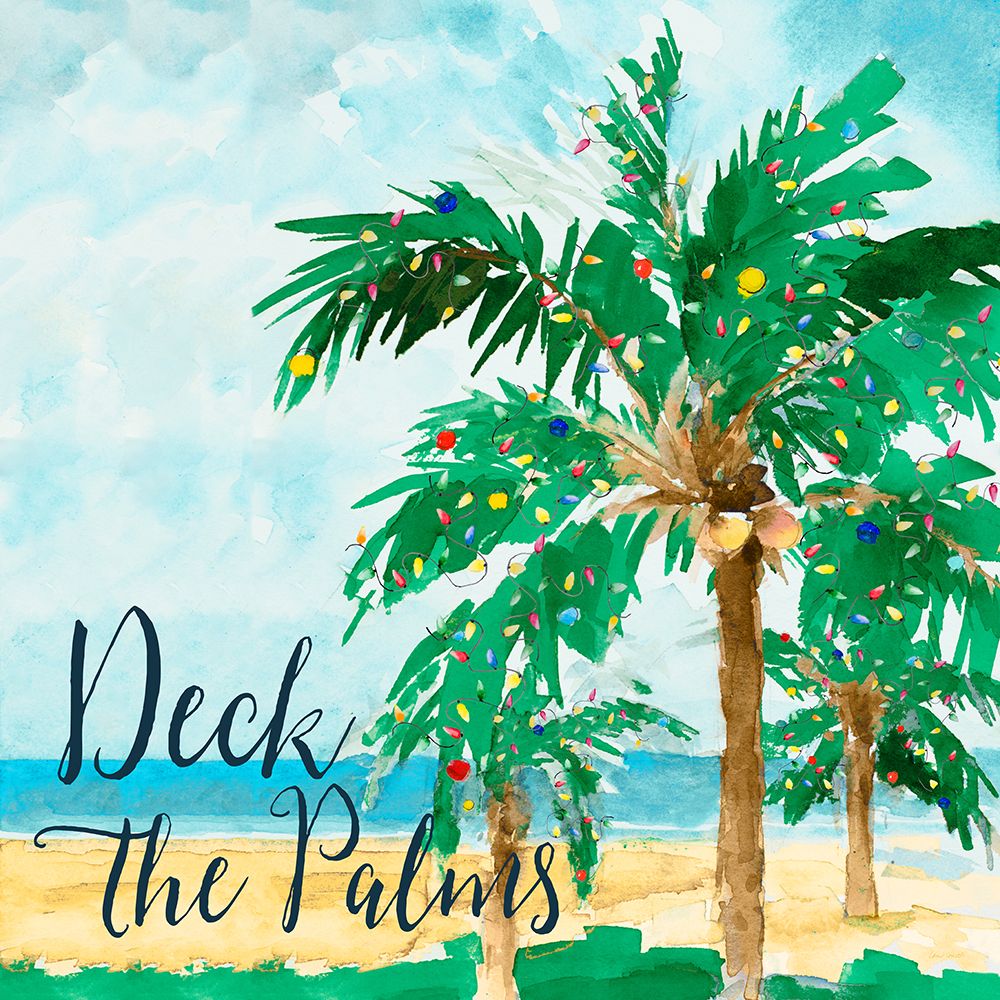 Deck the Palms art print by Lanie Loreth for $57.95 CAD
