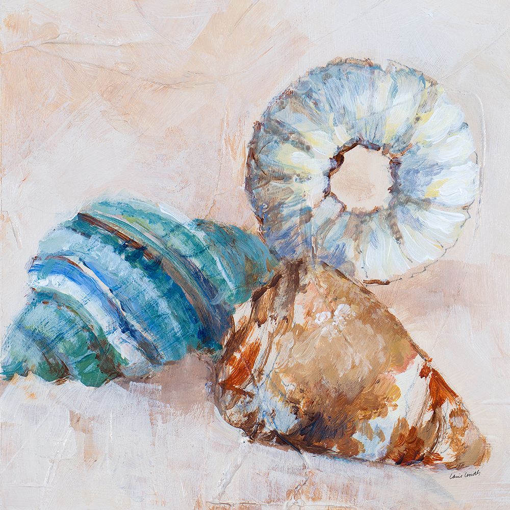 Neutral Sand Shells I art print by Lanie Loreth for $57.95 CAD