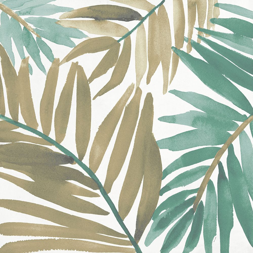 Teal Palm Design Square I art print by Lanie Loreth for $57.95 CAD