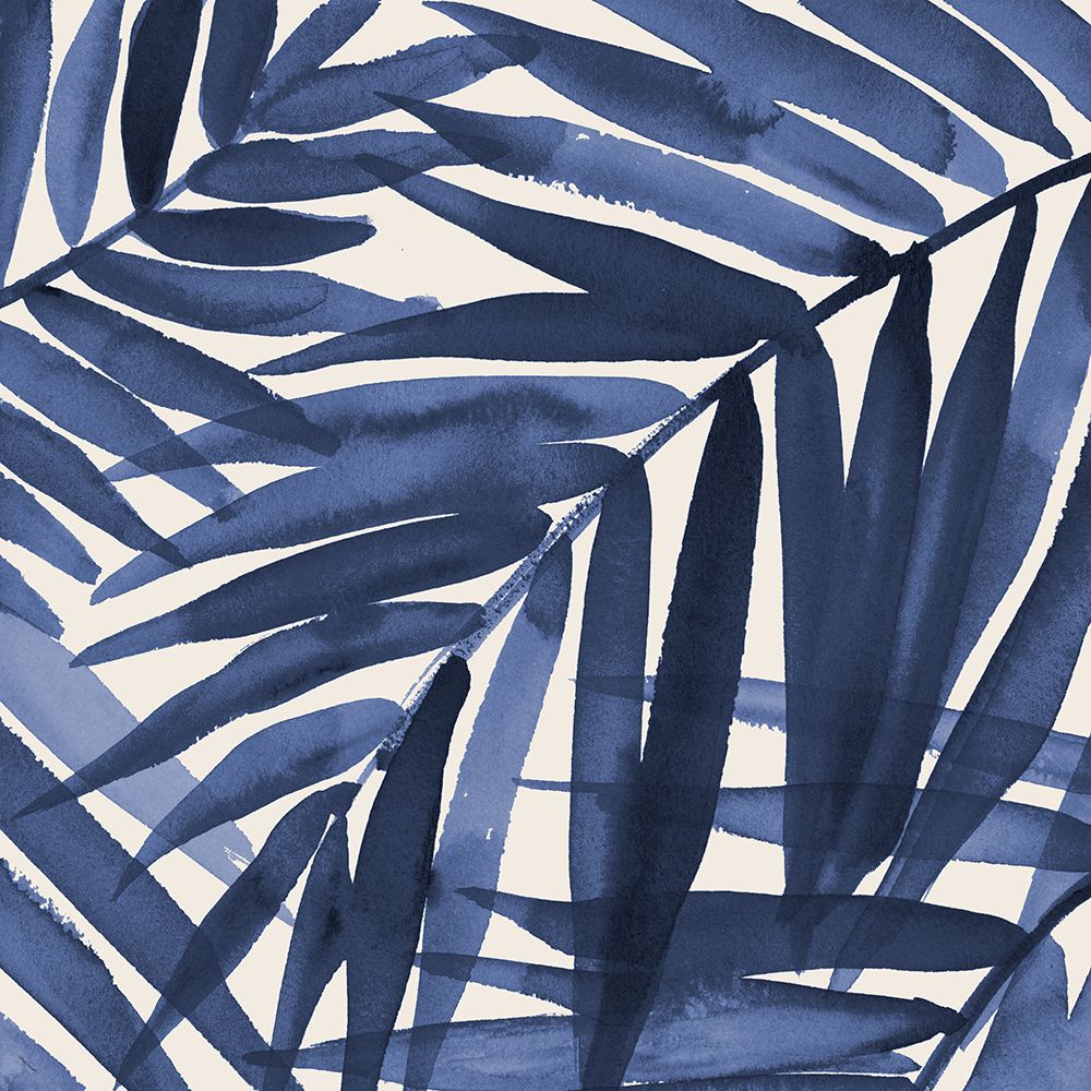 Navy Palm Design II art print by Lanie Loreth for $57.95 CAD