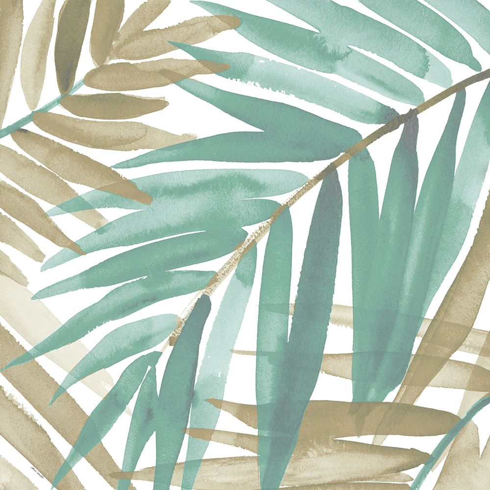Teal Palm Design Square II art print by Lanie Loreth for $57.95 CAD