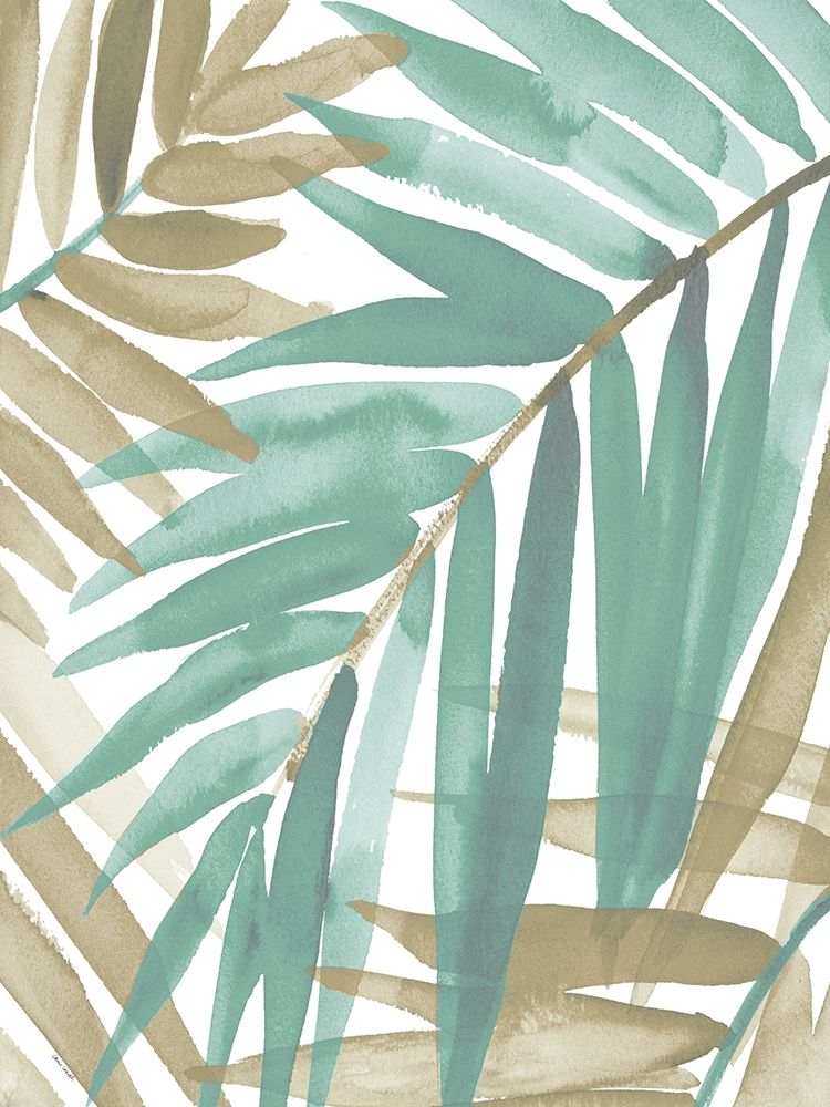 Teal Palm Design II art print by Lanie Loreth for $57.95 CAD