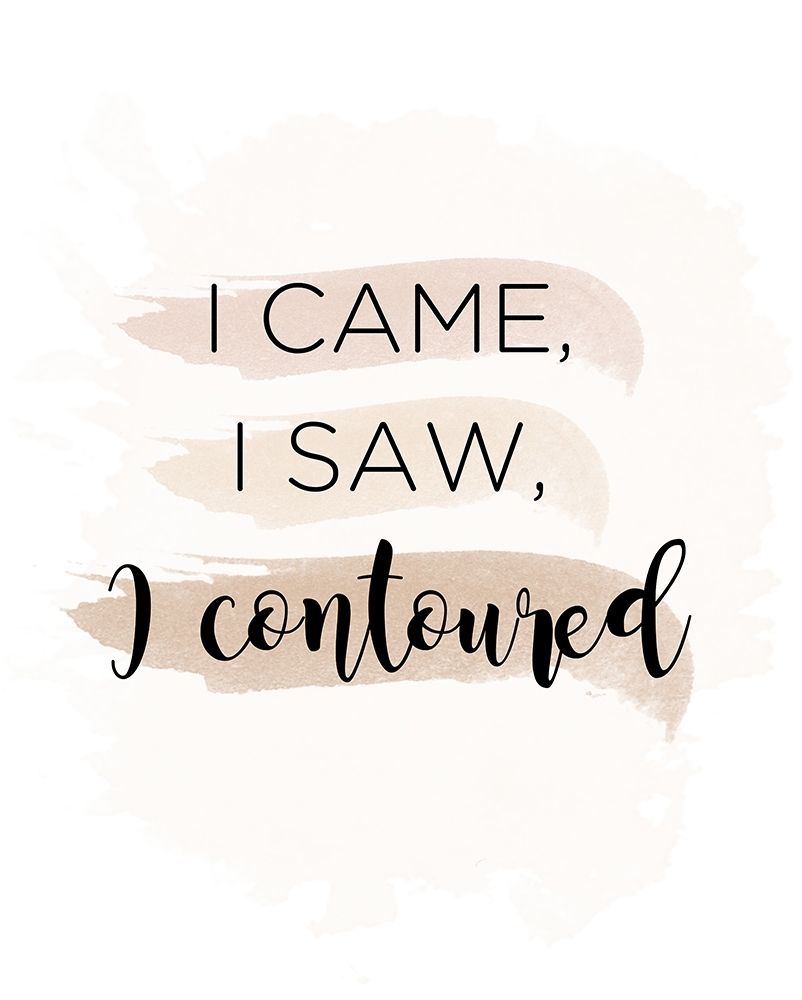 I Contoured art print by Anna Quach for $57.95 CAD