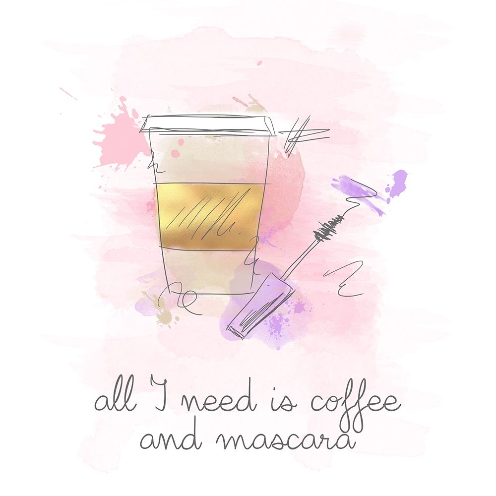 Coffee and Mascara art print by Anna Quach for $57.95 CAD
