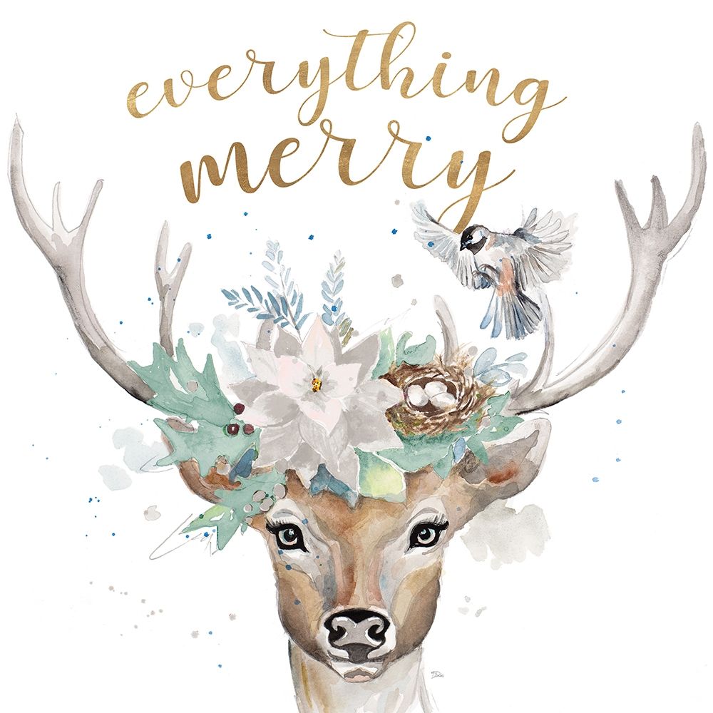 Everything Merry art print by Patricia Pinto for $57.95 CAD