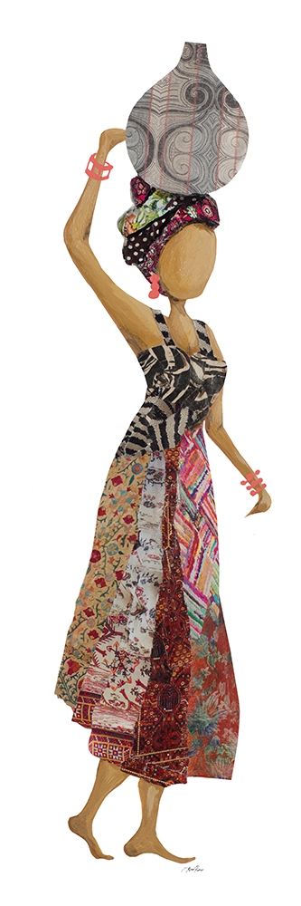 Xhose Woman of Pottery I art print by Gina Ritter for $57.95 CAD