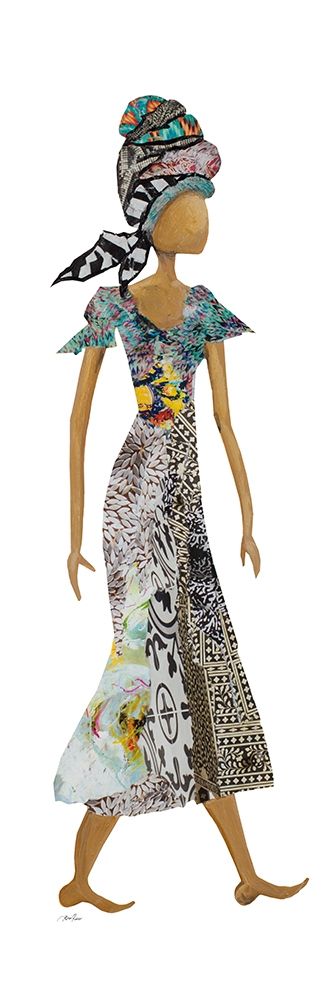 Xhose Headwrap Woman art print by Gina Ritter for $57.95 CAD