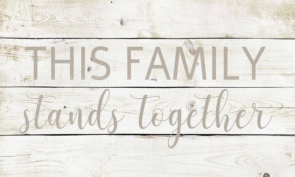 This Family Stands Together art print by SD Graphics Studio for $57.95 CAD