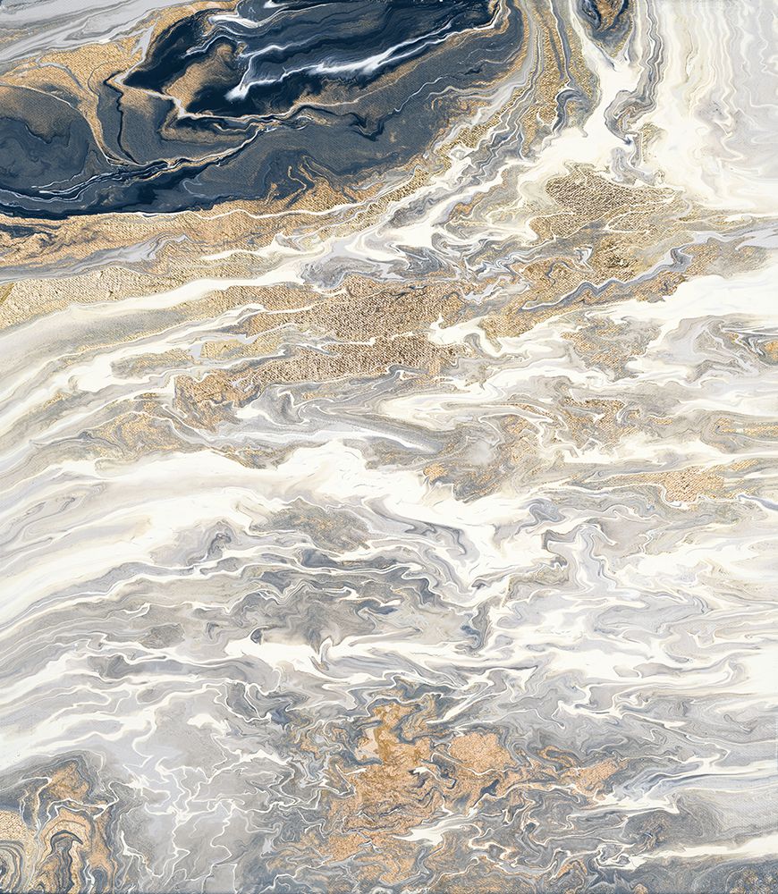 Gold And Gray Oasis art print by Roberto Gonzalez for $57.95 CAD