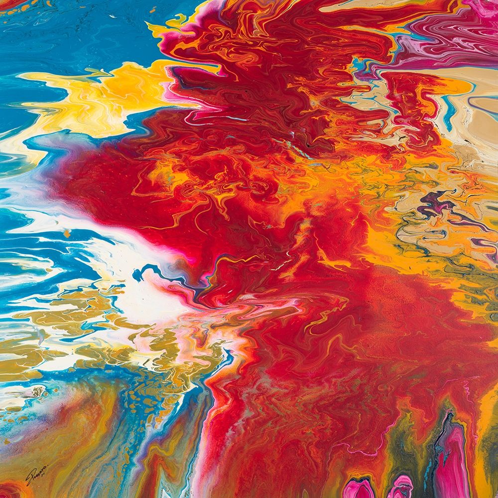 Red Blizzard art print by Roberto Gonzalez for $57.95 CAD