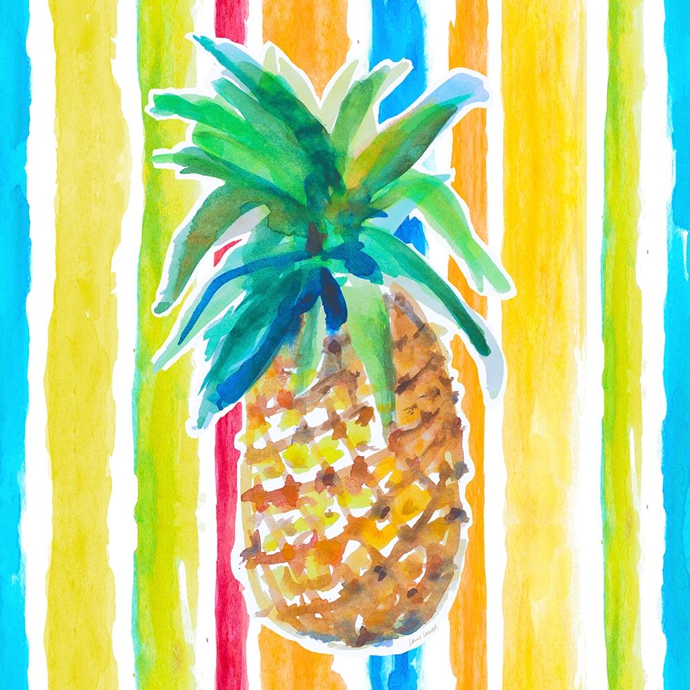 Vibrant Pineapple I art print by Lanie Loreth for $57.95 CAD