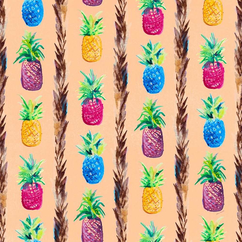 Pineapple Jam Pattern art print by Lanie Loreth for $57.95 CAD
