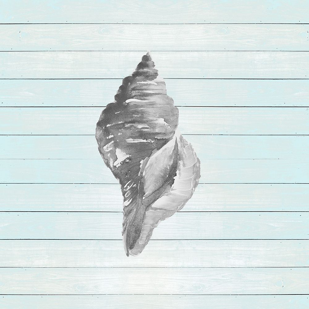 Coastal on Blue Wood I art print by Julie DeRice for $57.95 CAD