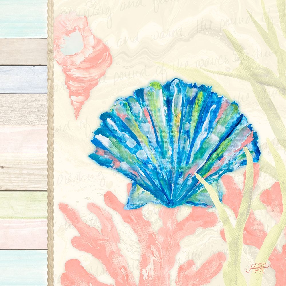 Pastel Coastal II art print by Julie DeRice for $57.95 CAD