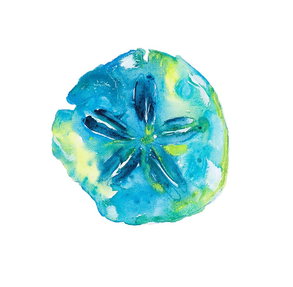 Deep Blue Sand Dollar art print by Julie DeRice for $57.95 CAD