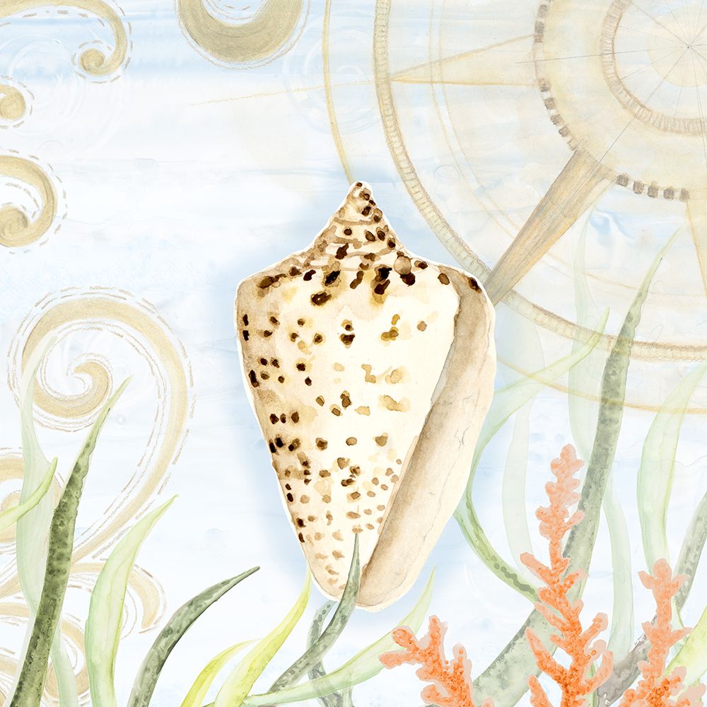 Coastal Navigate I art print by Janice Gaynor for $57.95 CAD