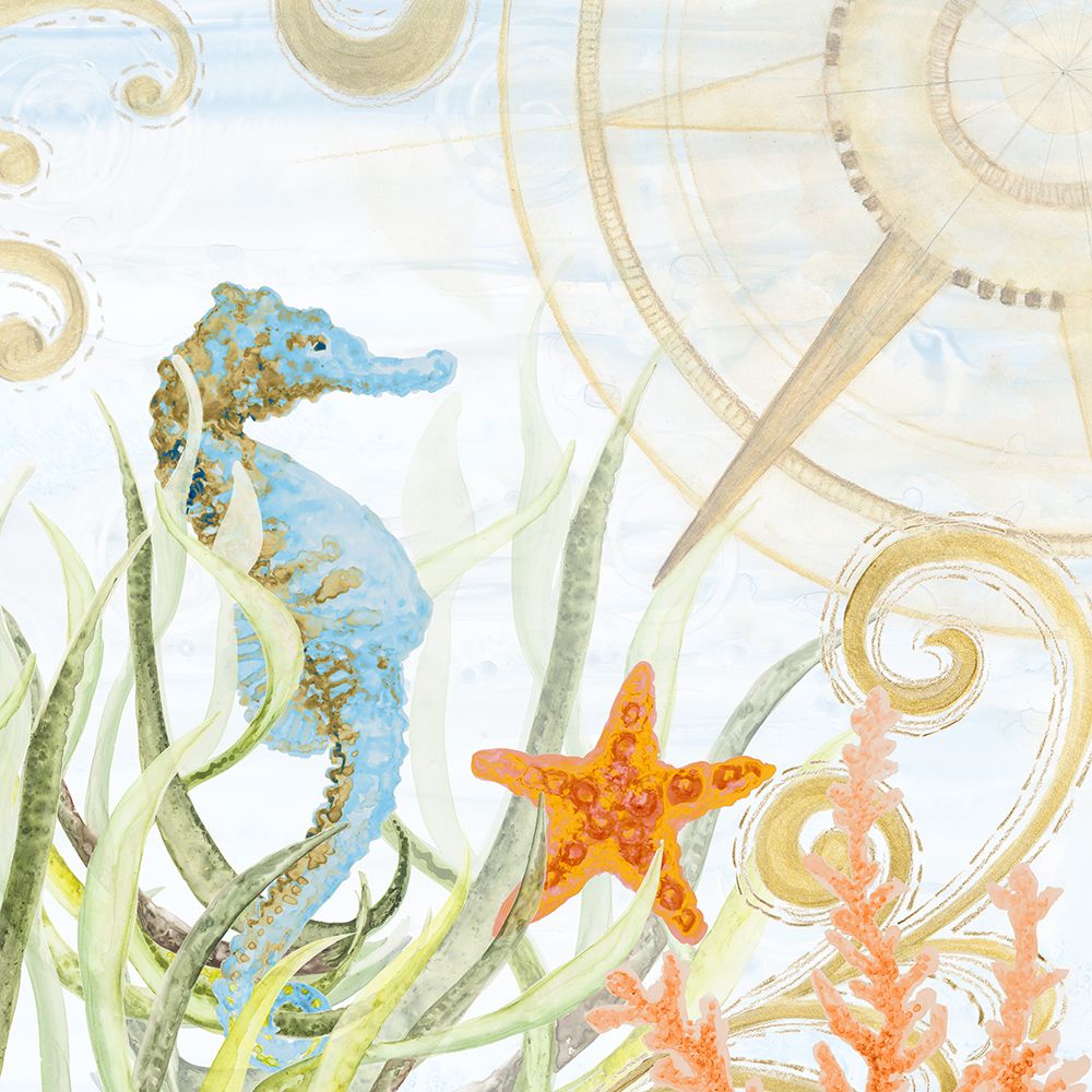 Coastal Navigate II art print by Janice Gaynor for $57.95 CAD